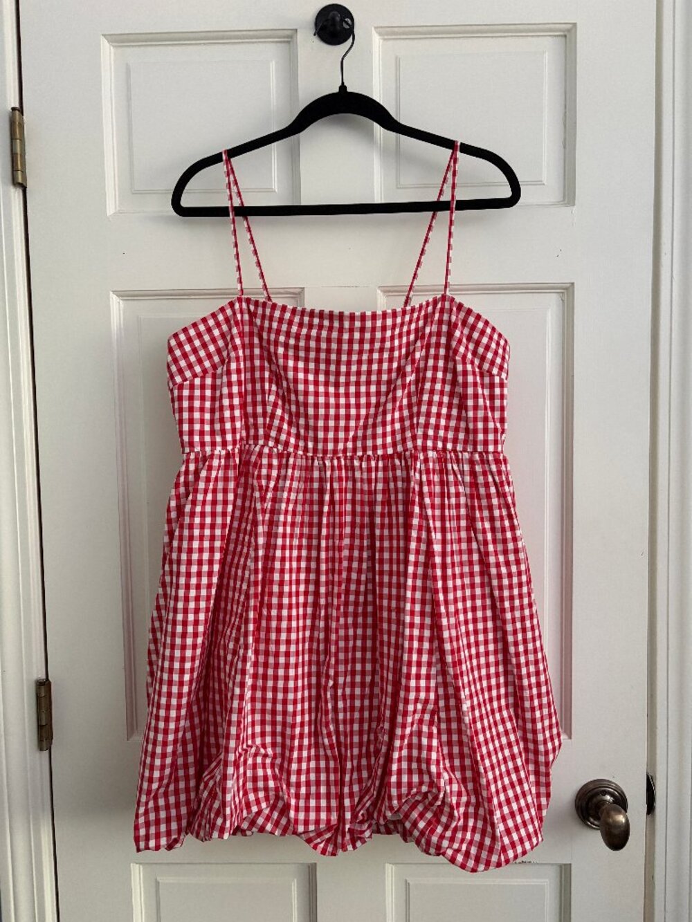 Babydoll Gingham Dress NWT - Picture 3 of 4